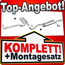 Auspuff für AUDI A4 (B5) 1.8 125PS Stufenheck / Kombi Avant Auspuffanlage