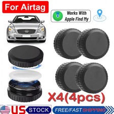 2/4PCS Encased Waterproof Adhesive Airtag Case For Apple Airtag Keychain Holder