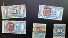 lot of postal history blue revenue tax stamps playing cards assortment — photo 2