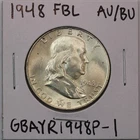 1948 Franklin Half Dollar AU/BU FBL