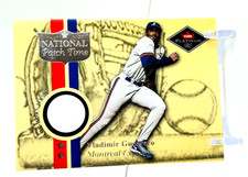 2001 Fleer Platinum National Patch Time Vladimir Guerrero (Mem)