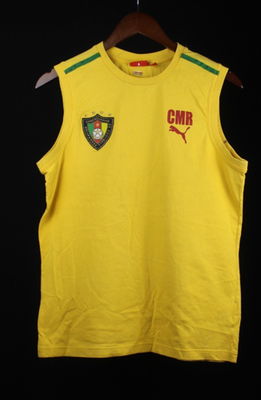 カメルーン代表2002 Puma スリーブレスシャツ CAMEROON Jerse NATIONAL TEAM 2002-2003 PUMA Sleeveless Football
