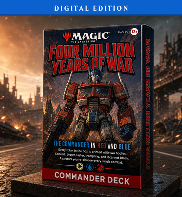 Transformers - Optimus Prime, DIGITAL 100 Card Commander Deck, MTG EDH