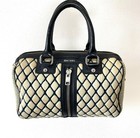 Diesel Boston Handbag Bag 2 Way Shoulder Leather Beige Archive Y2K 00’s Vintage