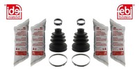 2X Febi Bilstein Faltenbalgsatz Antriebswelle Vorne FüR Opel Corsa D S07 Adam