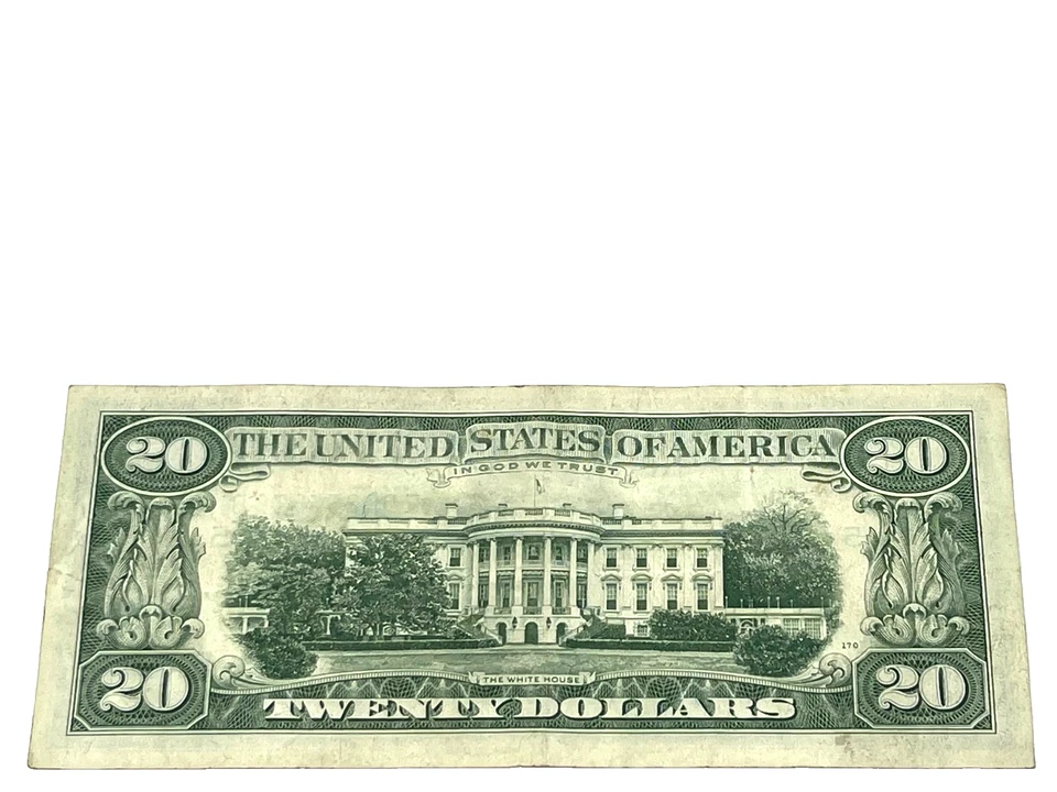 U.S. 1969C $20 FEDERAL RESERVE NOTE, S/N E 99256878 B (#475) - Image 2 of 2