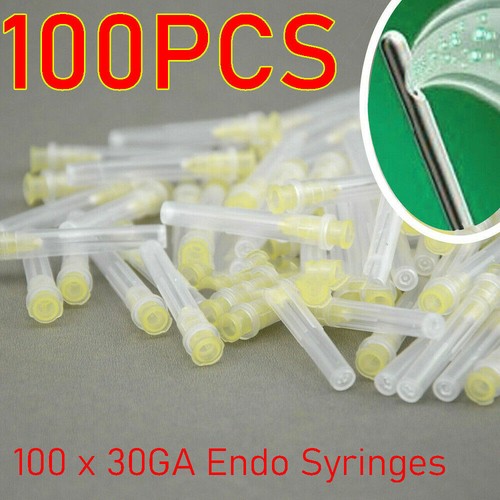 100pz Punte per siringa dentale monouso 30G un foro laterale ago per irrigazione endo - Foto 8 di 12