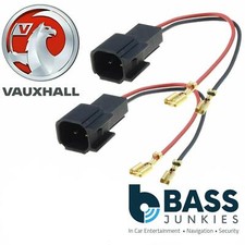 Vauxhall Asta J 2010 - 2015 Door Car Speaker Adaptor Plug Lead Wire Connectors