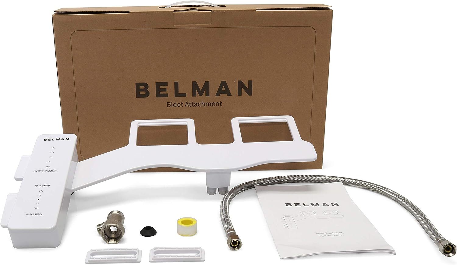 BELMAN Classic Bidet Toilet Attachment Clean Water Sprayer, White 2