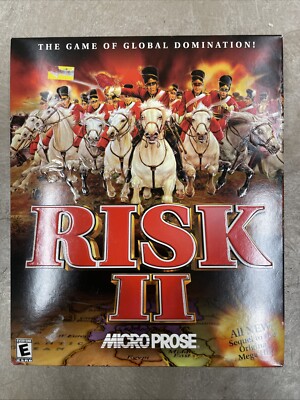 Risk II PC Big Box Complete NIB Computer Game SEALED BIGBOX Vintage PC risk 2
