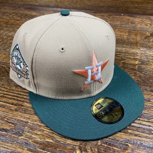 Cappello aderente argento Topperz New Era Houston Astros anniversario MLB Club 7 1/8 - Foto 1 di 12