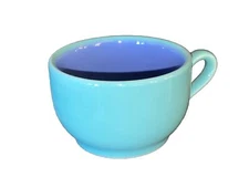Lindt Stymeist Colorways Vintage 2 Tone Espresso Cup. Blue Inside Green Outside!