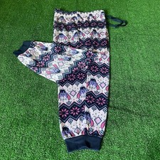 Disney Eeyore Fleece Elastic Waist Sleepwear Pajama Loungewear Pant Size L 12-14