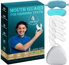 Night Guard for Adult Grinding Nighttime Teeth Protection Sleep Well Large Size,