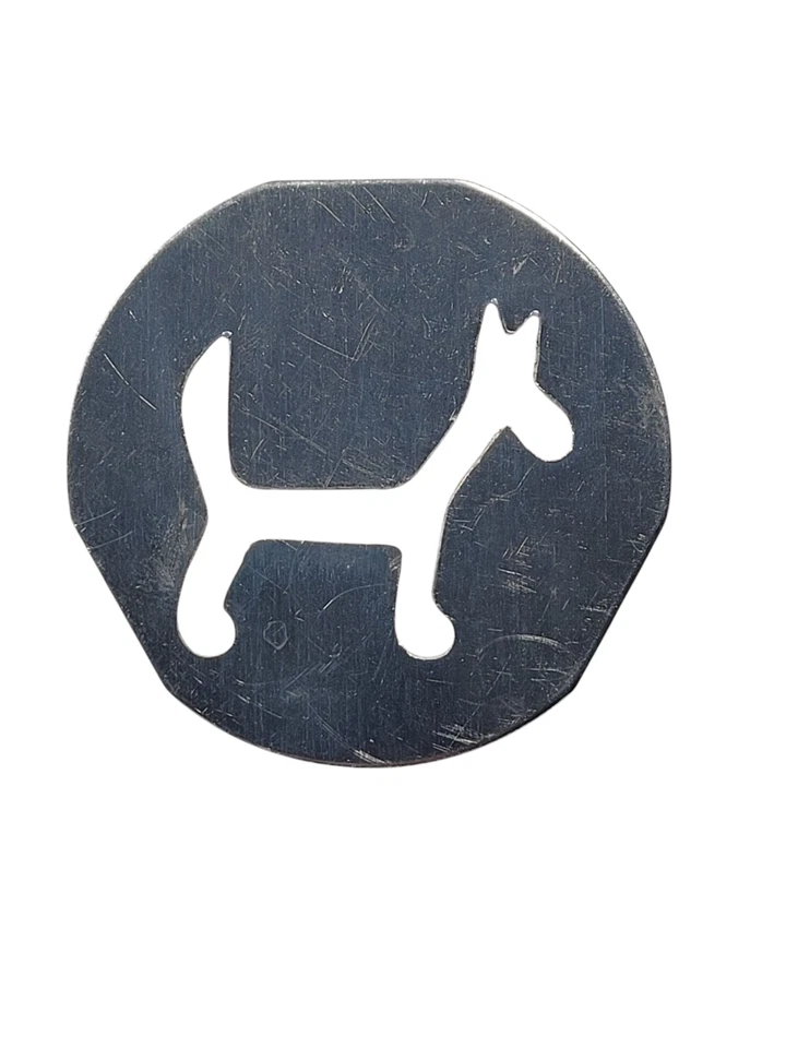 Platos de prensa de galletas vintage Mirro pieza de repuesto de disco perro animal # 28 Foto 3 de 4