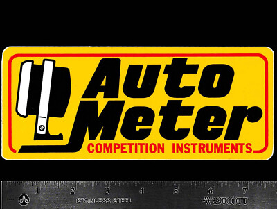 AUTO METER Competition Instruments - Original Vintage Racing Decal ...