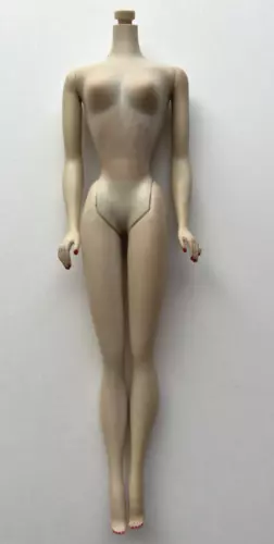 Vintage #1 Ponytail Barbie Doll BODY ONLY Holes In Feet No. One 1958, VHTF