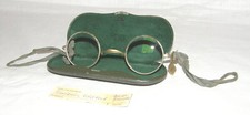 alte gebr. MASKEN/ DIENSTBRILLE mit Etui, WK 2., Panzer-Grenadier, Dt. Wehrmacht