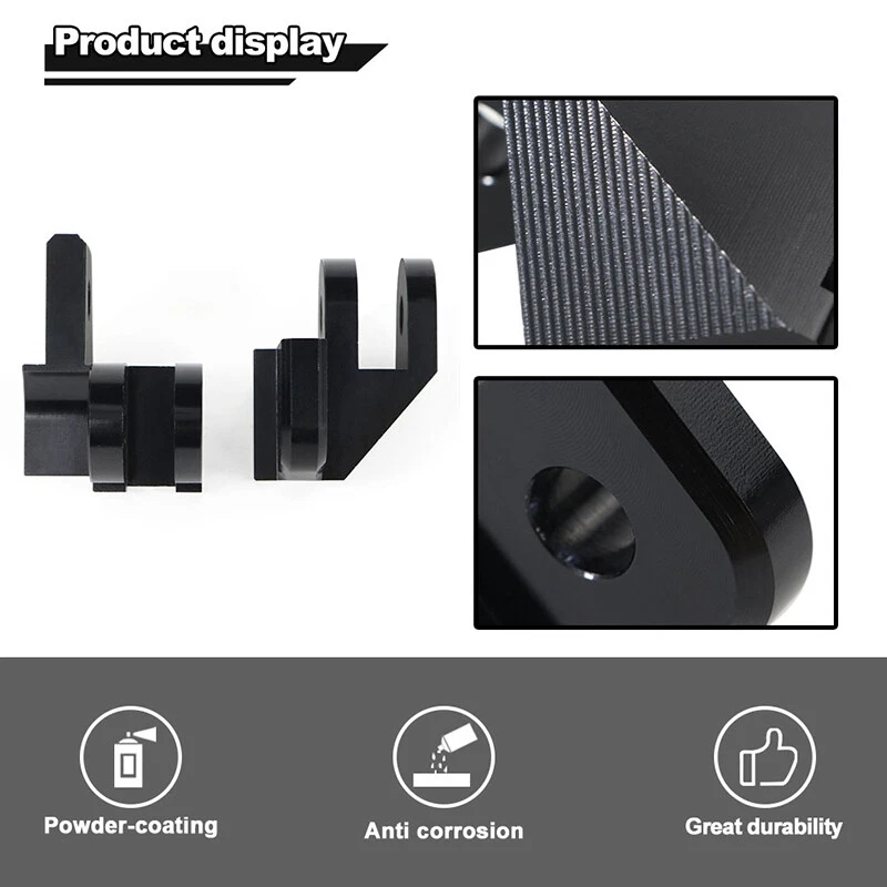 Kit de descenso de estribo de aluminio apto para Honda Blackbird CBR1100XX 1996-2007 Foto 3 de 4