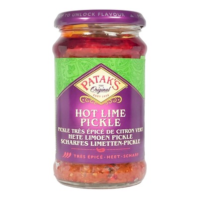 Patak´s HOT Lime Pickle 283g Pataks Scharfes Lime Pickle