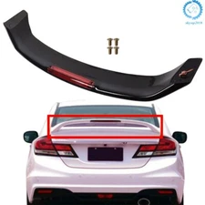 Trunk Spoiler Wing For Honda Civic 4DR 2013-2015 Painted Glossy Black SI Style