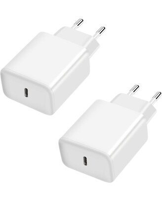 USB C Netzteil [2-Pack], 20W USBC Stecker, Schnellladen Netzteil