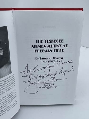 The Tuskegee Airmen, by LT Warren, James SIGNED LN - Picture 4 of 5