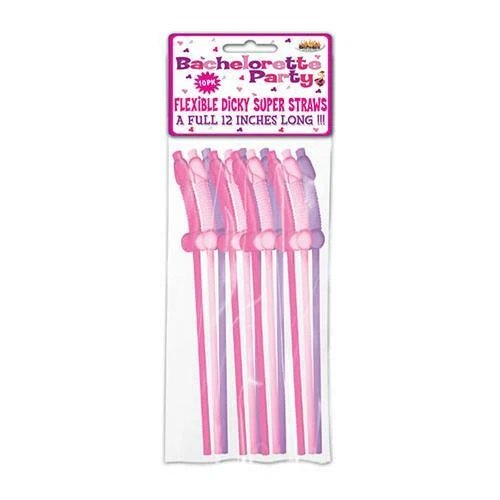 HOTT PRODUCTS UNLIMITED Bachelorette Party Pecker Straw 10pk