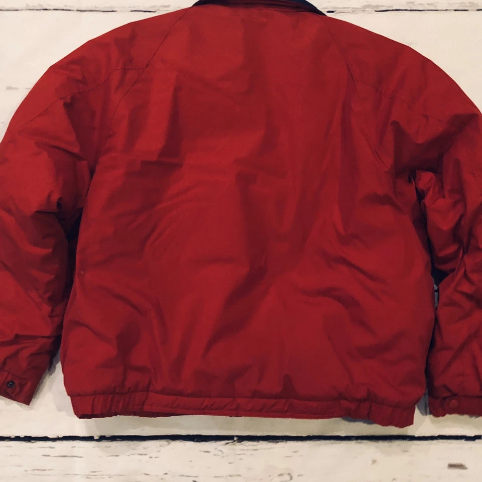 Vintage Field & Stream Red Blue Size XL Men’s Lined Jacket Coat With Pockets - Image 2 of 4