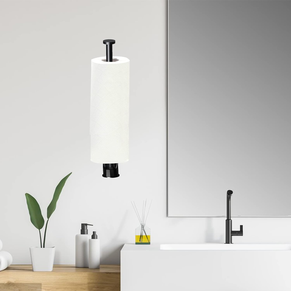 Paper Towel Holder under Wall Mount Paper Towel Holder Black