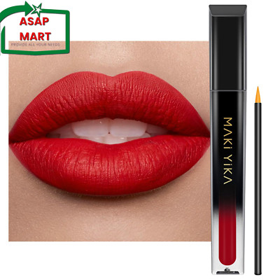 MAKI YIKA Red Lipstick for Women Color Stay Long Lasting Lipsticks, No Smudge Ma