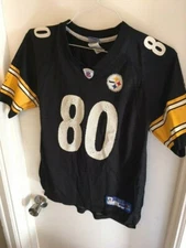 PITTSBURGH STEELERS PLAXICO BURRESS REEBOK #80 JERSEY (YOUTH LARGE 14-16)