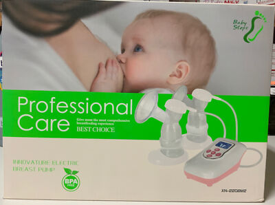🌺 BREAST PUMP BabySteps Portable Double Electric 🆕 XN2206M2