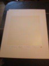 Beatles White Album Lithograph Album Poster Apple Licensed Plate signed 22x26