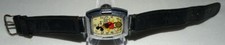 DISNEY 1937 INGERSOLL MICKEY MOUSE WRISTWATCH + LEATHER BAND VERSION-NOT WORKING