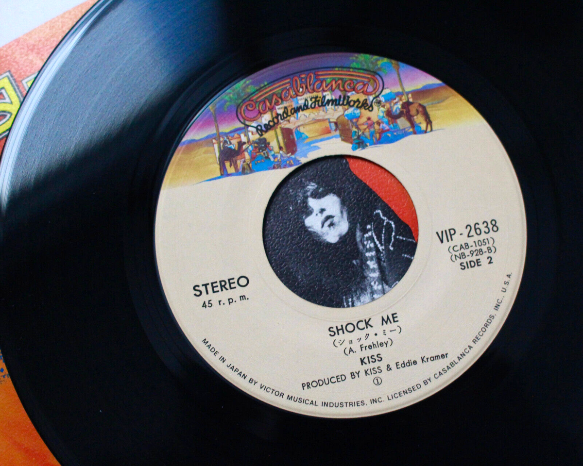 レア！見本版キッス シングルレコード ストラッター・78 ORIGINAL 1978 KISS STRUTTER '78 / SHOCK ME 7