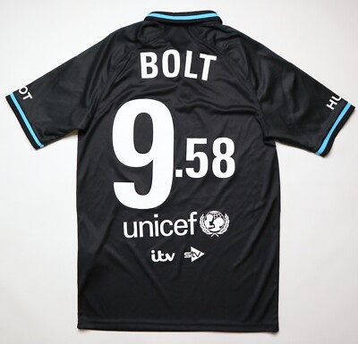 ENGLAND v SOCCER AID 2018 USAIN BOLT SPECIAL FOOTBALL SHIRT JERSEY PUMA MEN'S S