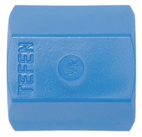 Tefen Female Pipe Couplings, 1/2in Npt, Pk4 - 50661 Tefen Female Pipe Couplings, 1/2in Npt, Pk4 - 50661