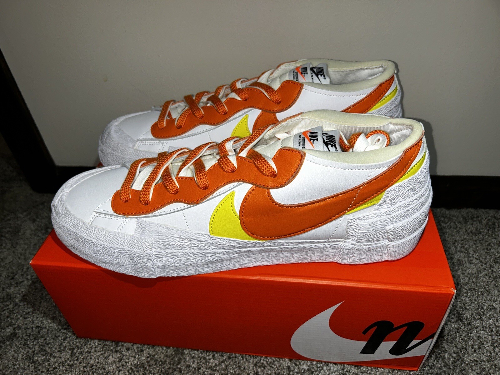 SACAI X NIKE Taglia 13 Nike Sacai x Blazer arancione basso magma