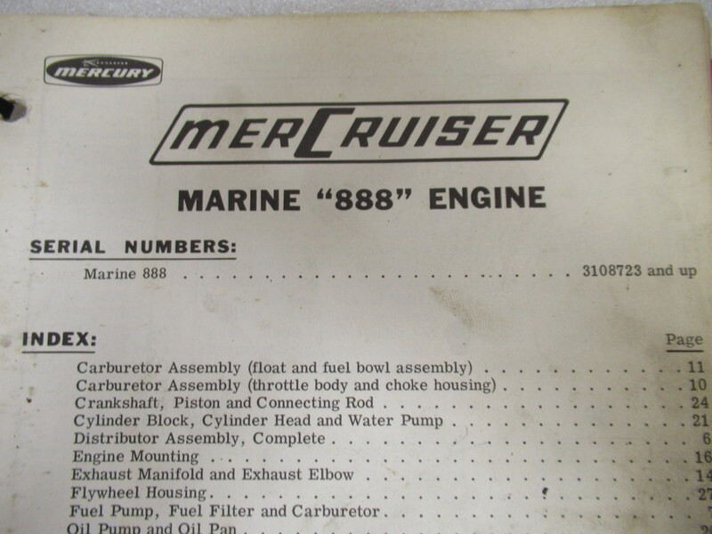 PM134 1971 Mercruiser Marine 