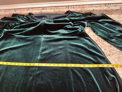 green emerald velvet dress Neve Green Velvet Halter Dress main image 1