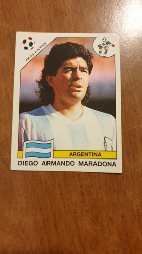 PANINI  MARADONA  N.128  ITALIA 90       NUOVA CON VELINA