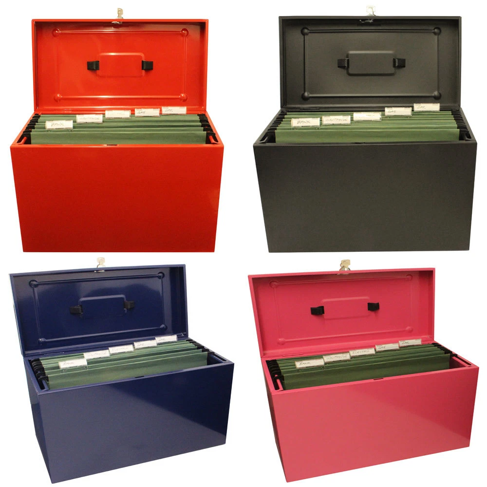 Metal file box deals