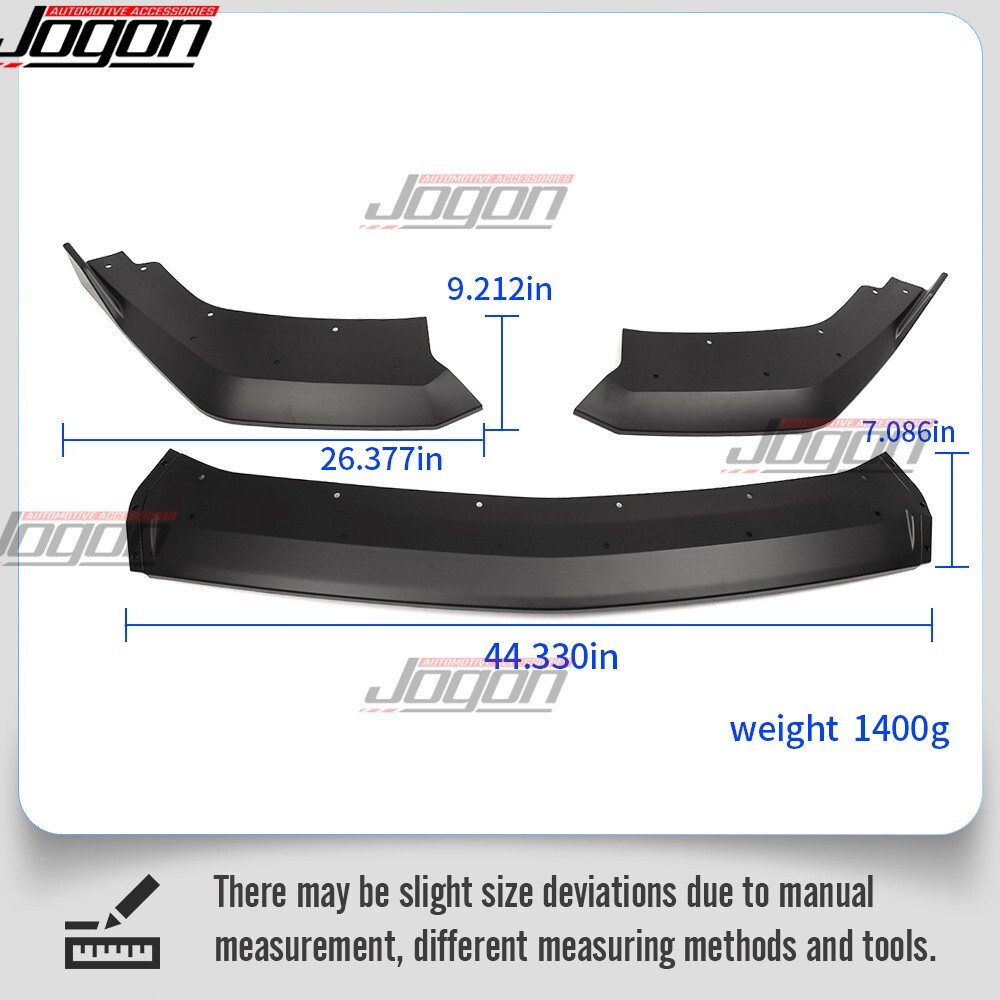 Air Flow Front Lower Splitter For Ford Mustang S650 Dark Horse 24-UP Matte Black Air Flow Front Lower Splitter For Ford Mustang S650 Dark Horse 24-UP Matte Black