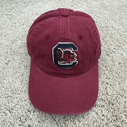 USC Gamecocks Hat Strapback Garnet Zephyr Embroidered Logo Unstructured Dad Cap - Picture 3 of 9