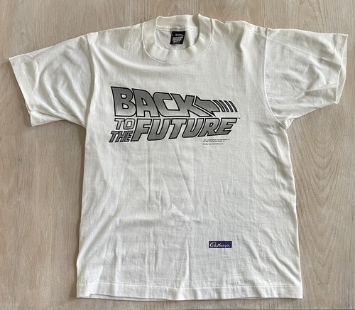 Back To The Future T Shirt cadbury mail away size Large NEW 1985 Single Stitch