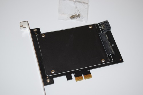 PCI Card Tray Caddy for 2.5" SSD Solid State Drive (drive not included) - Foto 1 di 2