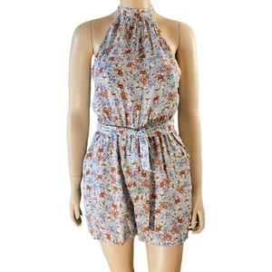 CY Fashion Women's Floral Sleeveless Romper shorts 2 piece front