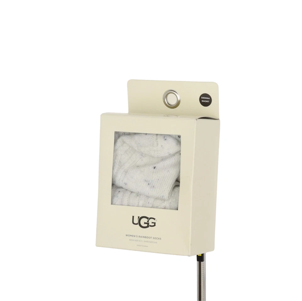 Ugg L71210 Mujer Crema Shaye Bota de Lluvia Alto Tejido Calcetines Zapato Talla 5-10 Foto 4 de 4