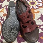 Born Burgundy Leather Wedges Size 10/42 M/W — photo 8